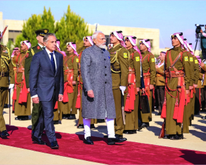 PM lands in Jordan on historic visit
