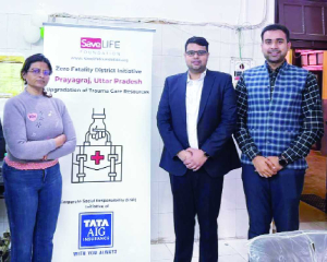 SaveLIFE, Tata AIG equip Prayagraj health centres with advanced emergency gear