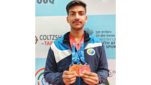 Suraj sweeps senior, junior 25m rapid fire pistol national titles