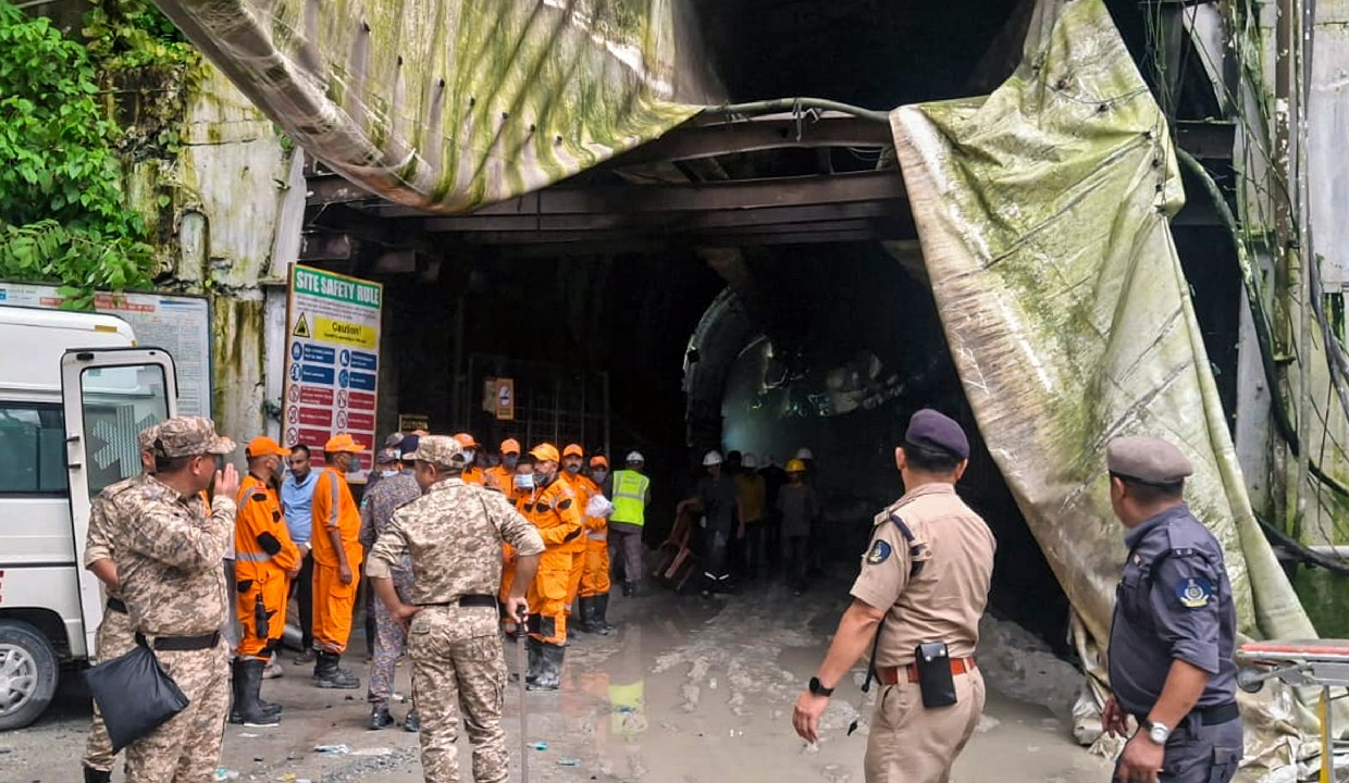 20 workers killed, 5 still trapped in Sikkim tunnel collapse, rescue operations on
