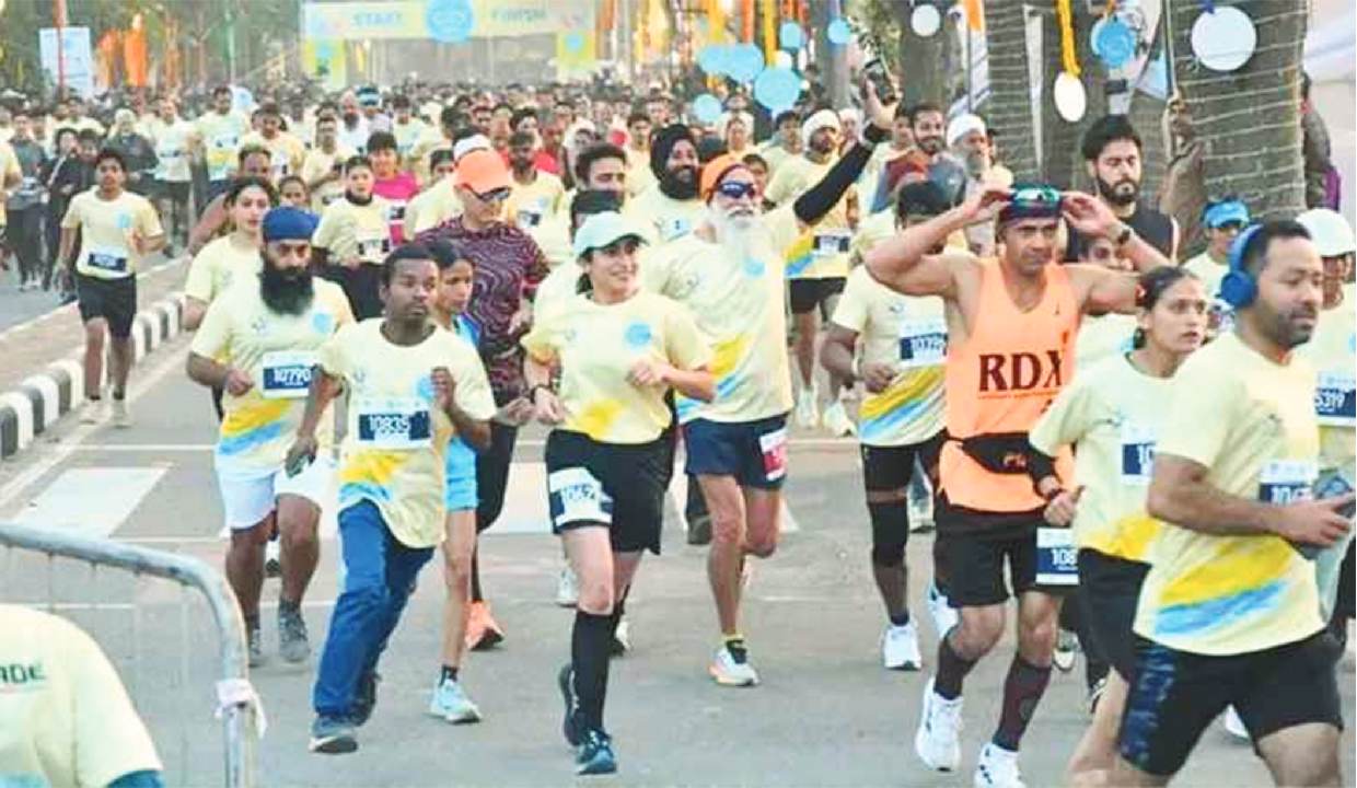3,500 runners take part in Chandigarh marathon