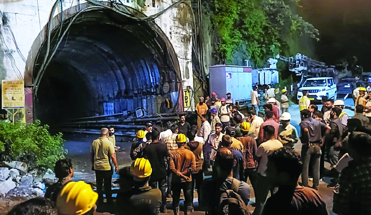 3 feared trapped, 16 rescued as water, debris enter tunnel in Uttarakhand’s Chamoli