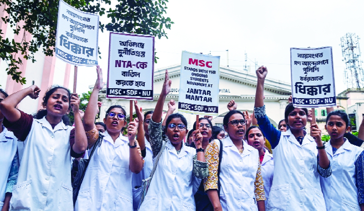 3 more held for Kolkata NEET protest violence, arrest count rises to 14