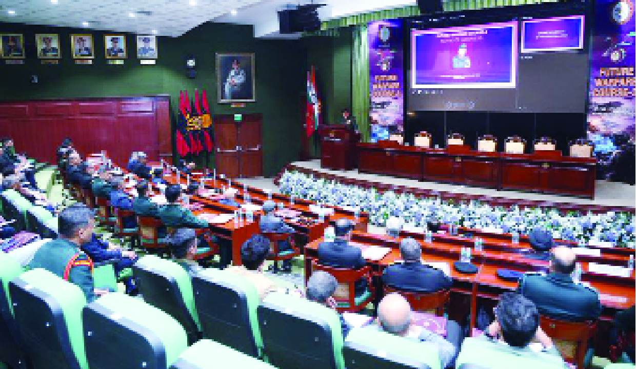 3rd edition of tri-services future warfare course from February 25