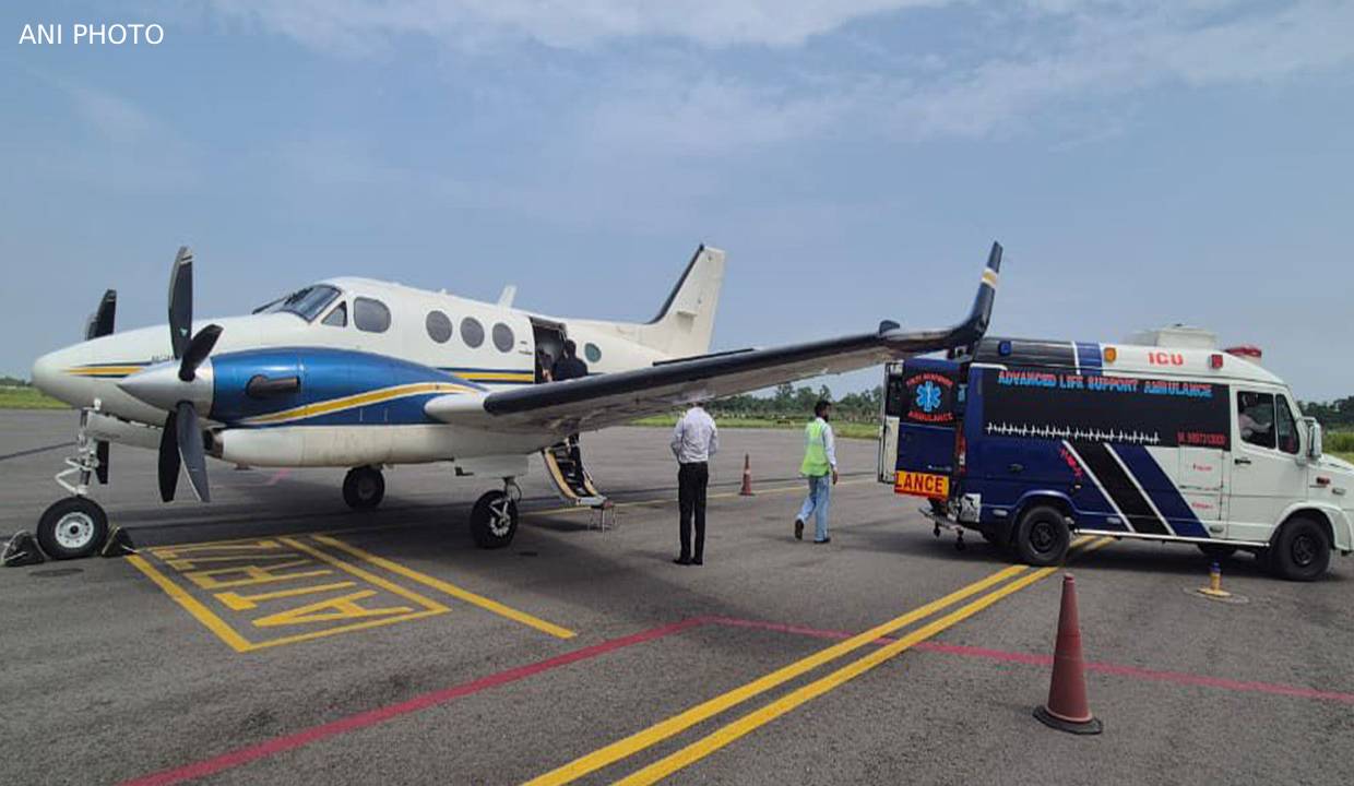 AAI team successfully handles emergency medical flight operation at Pantnagar Airport