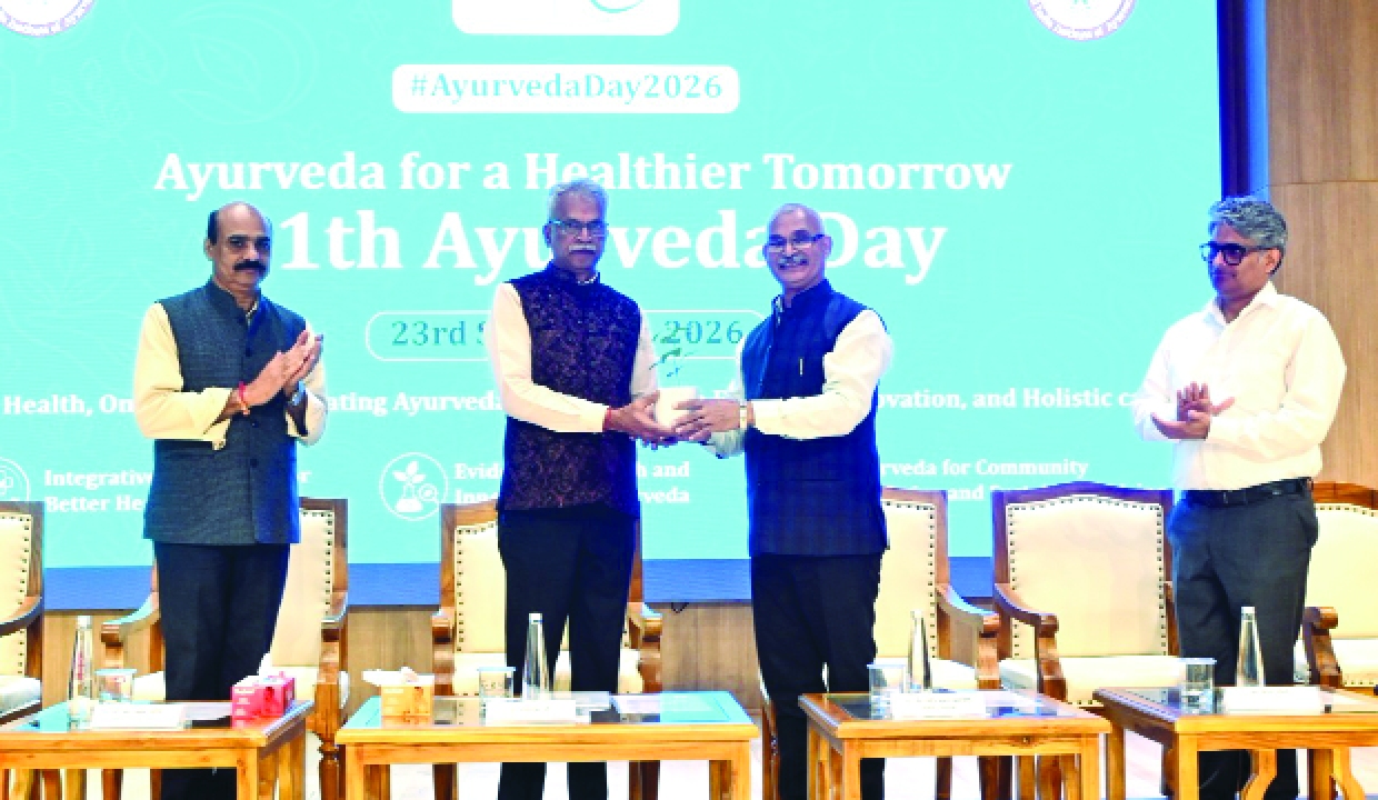 AIIA marks 11th Ayurveda Day with rally, seminar, book launches