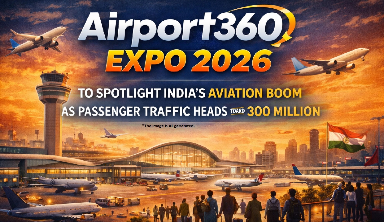 Airport360 Expo 2026 to spotlight India’s aviation boom as passenger traffic heads toward 300 million