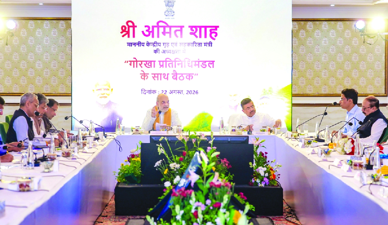Amit Shah takes up BJP promise on Darjeeling hills
