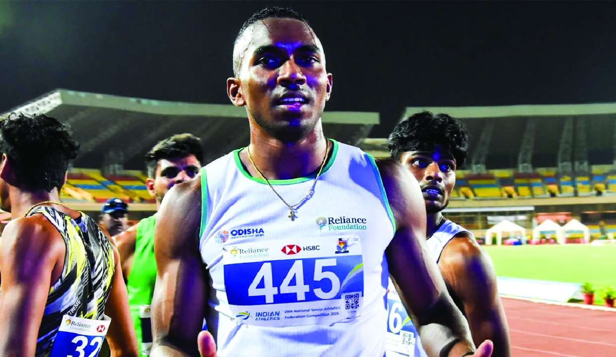 Animesh clocks fastest 100m by Indian overseas, finishes second in Germany
