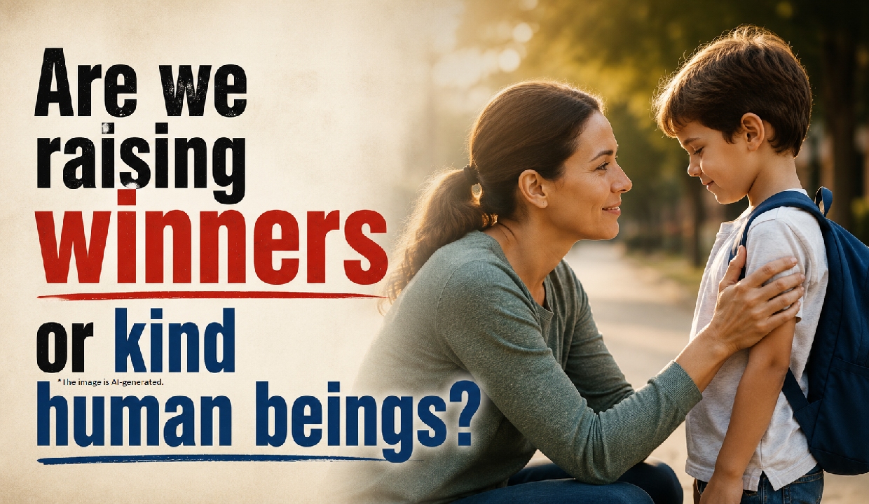Are we raising winners or kind human beings?