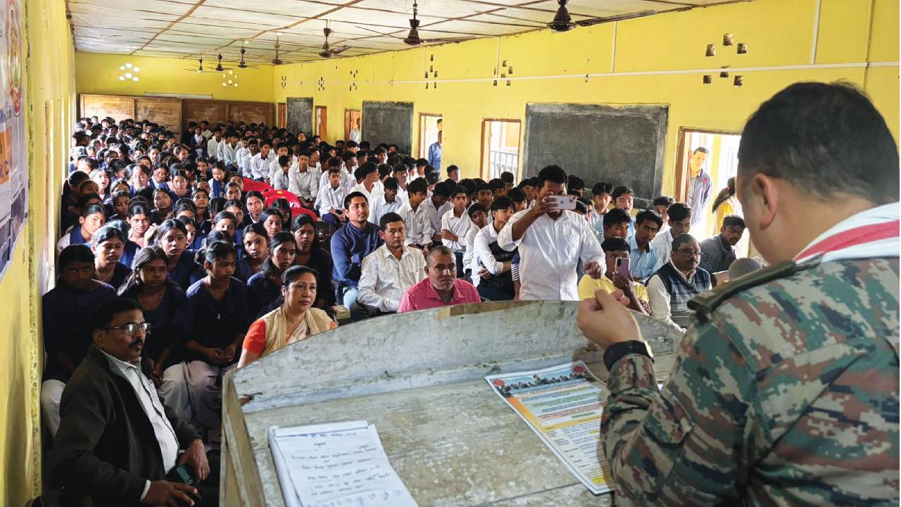 Army conducts awareness drive in Assam school