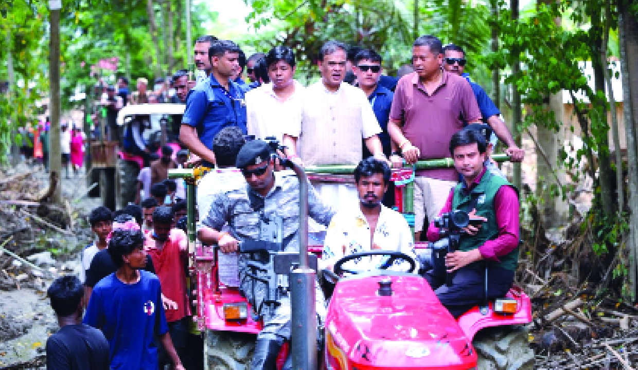 Assam CM roll out Rs 15,000 interim relief for flood victims