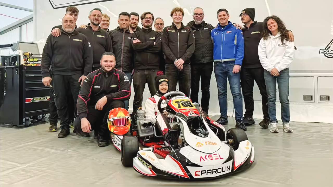 Atiqa Mir secures drive with world karting champions Modena for WSK 2026
