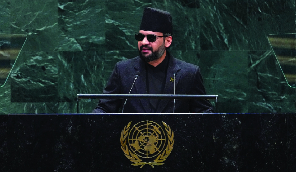 Balen Shah puts India and China at centre of first UNGA address