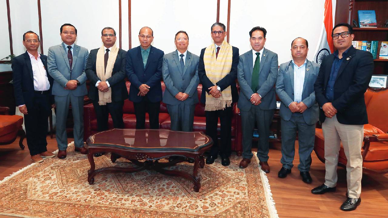 Bangladesh High Commissioner calls on Meghalaya Assembly Speaker Thomas A Sangma
