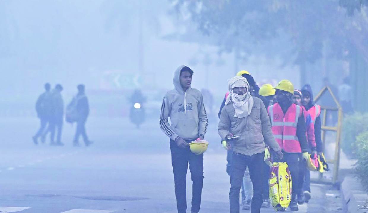 Biting winter chill grips Capital