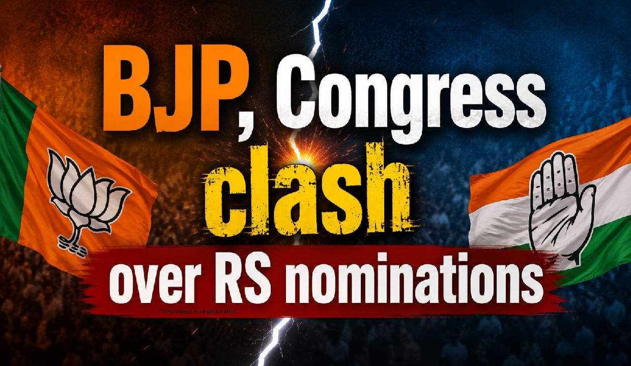 BJP, Congress clash over RS nominations