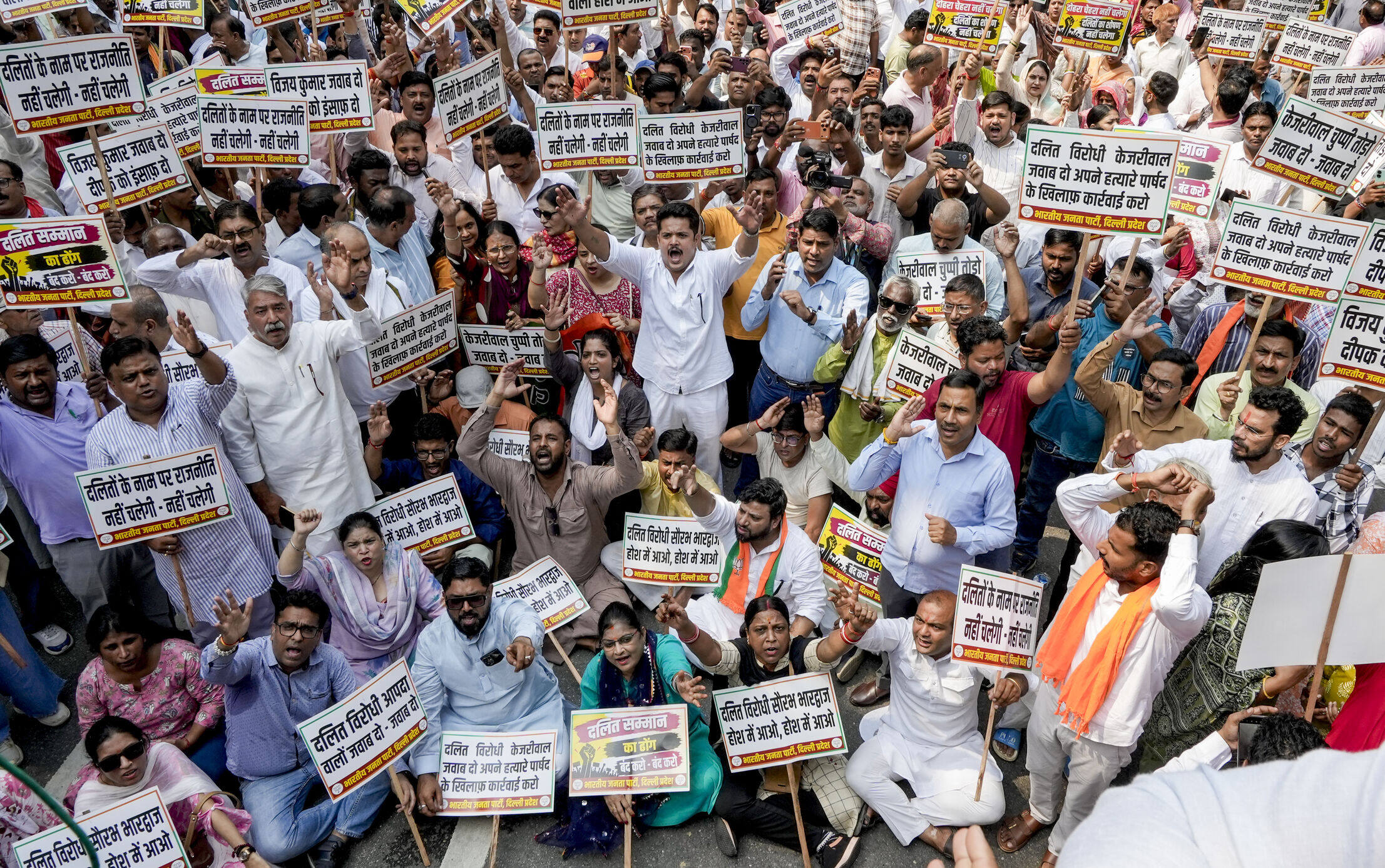 BJP demands AAP expel Trilokpuri councillor over sanitation worker's death