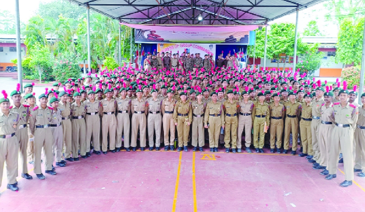 Brigadier NC Khuman reviews training at 1 Assam Battalion NCC Camp