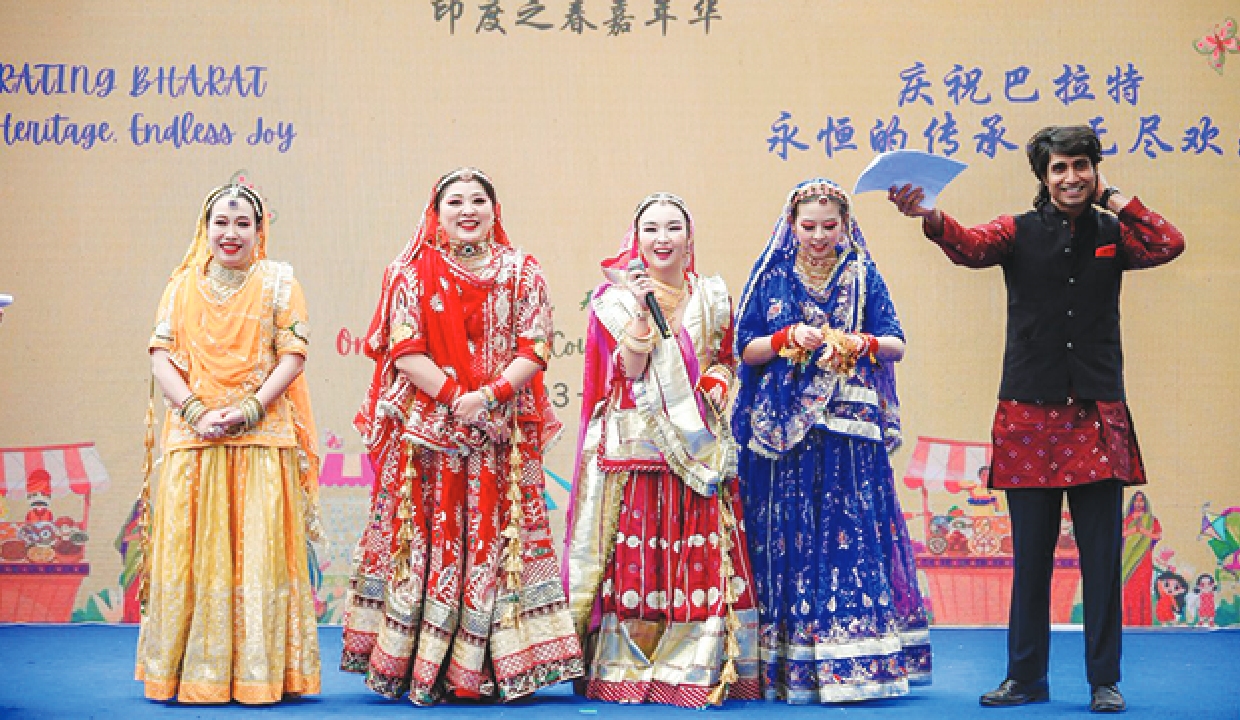 Chinese attend Indian embassy’s Vasant Mela