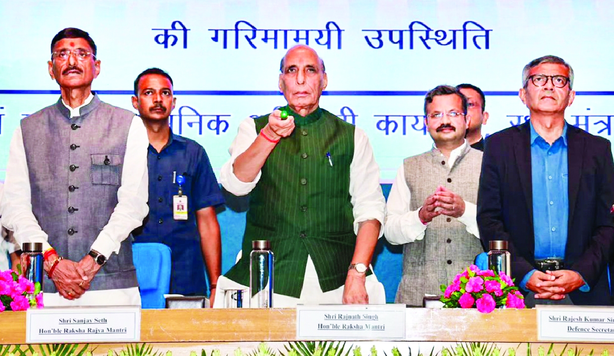 Deep civil-military synergy key to security: Rajnath Singh