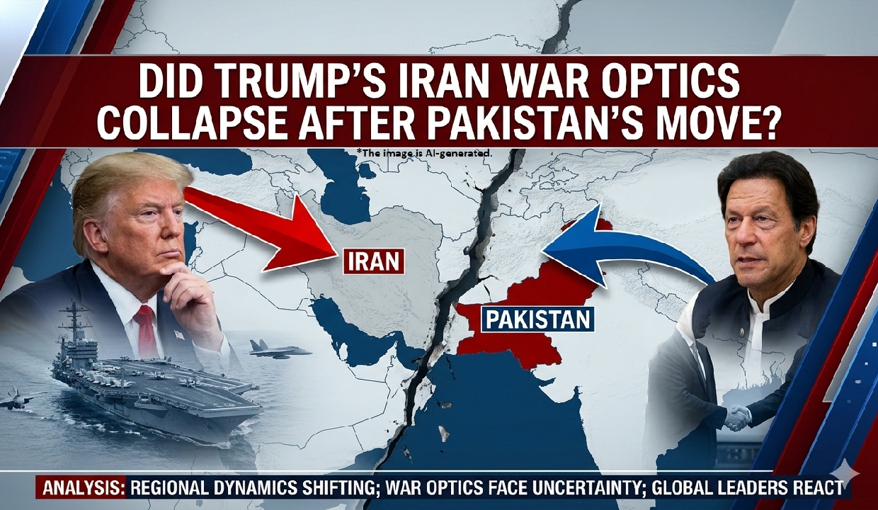 Did Trump’s Iran war optics collapse after Pakistan’s move?