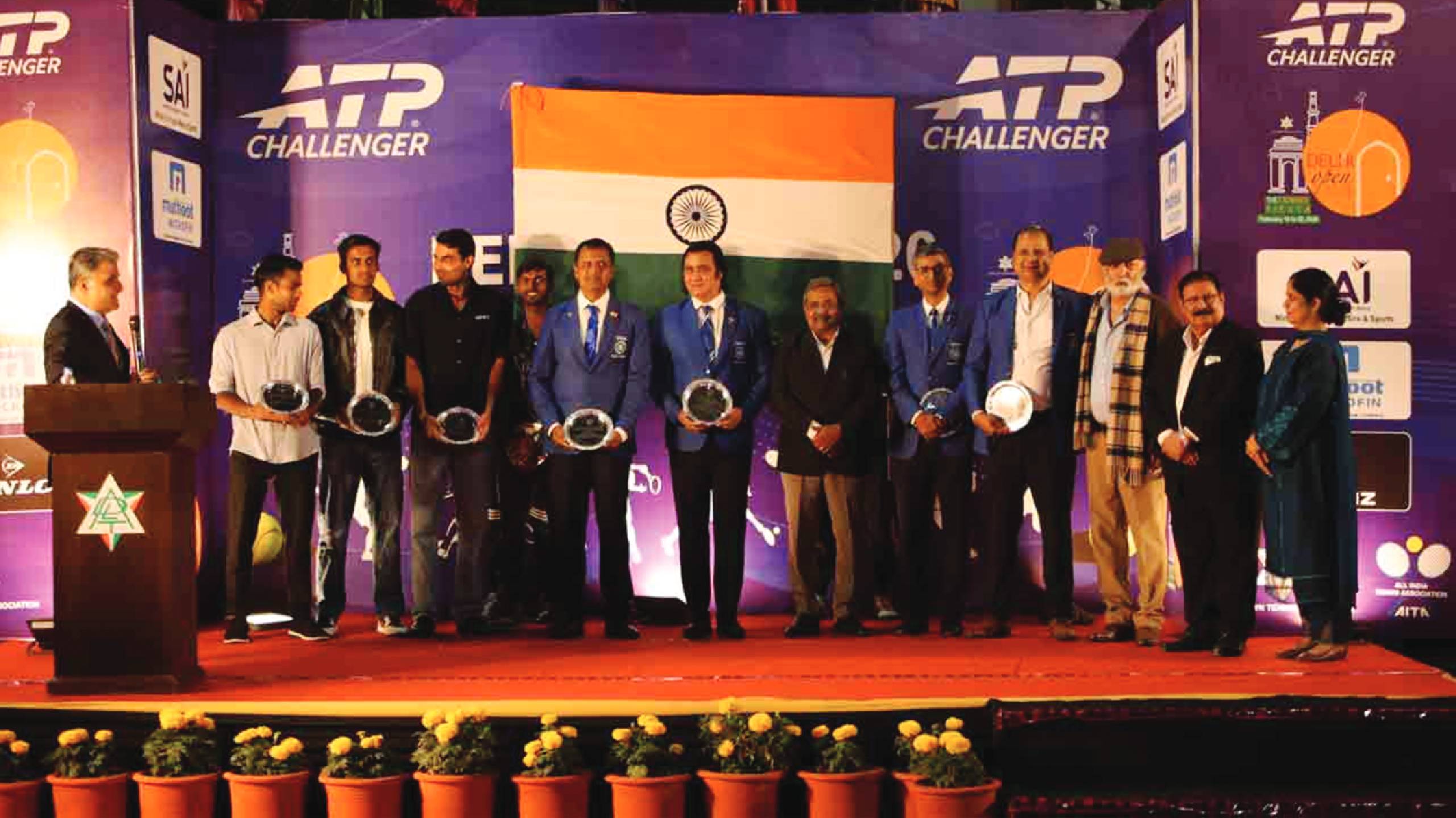 DLTA felicitates Indian Davis Cup team