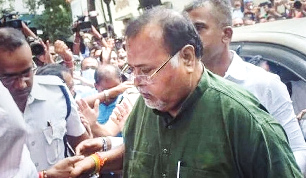 ED conducts raid at former-Bengal minister Partha Chatterjee’s home