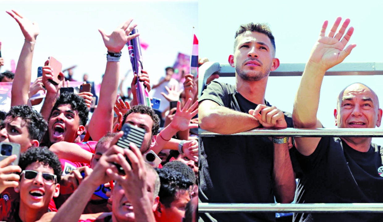 Egypt’s soccer team gets warm welcome home after World Cup loss