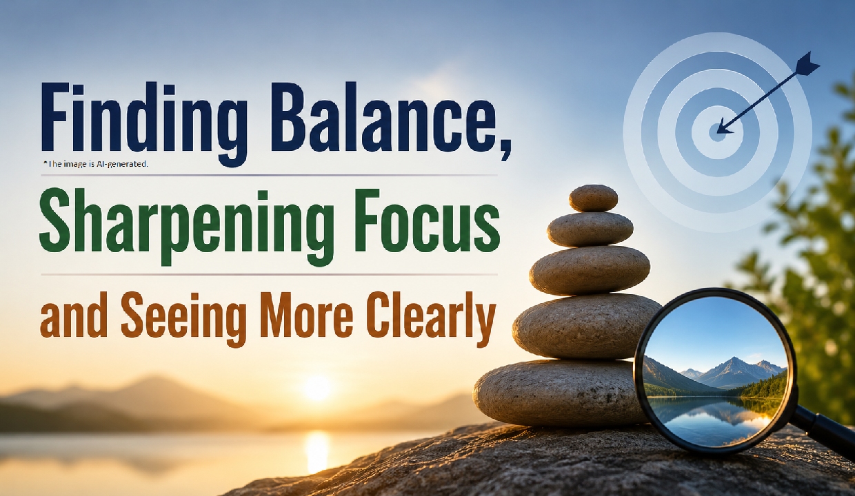 Finding Balance, Sharpening Focus and Seeing More Clearly