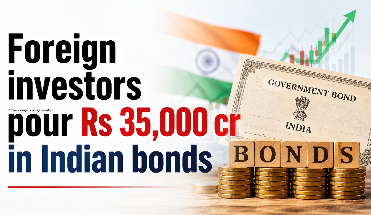 Foreign investors pour Rs 35,000 cr in Indian bonds