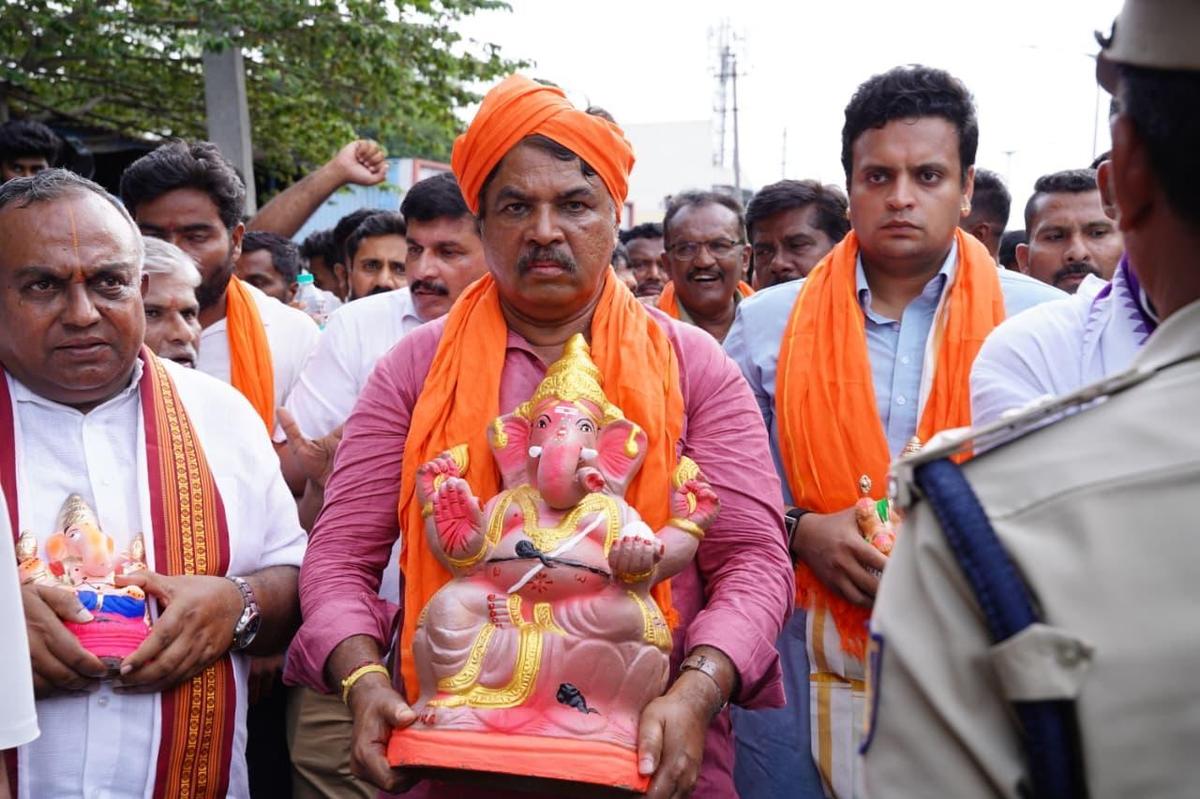 Former BJP MP Pratap Simha booked over alleged remarks during Ganesha procession