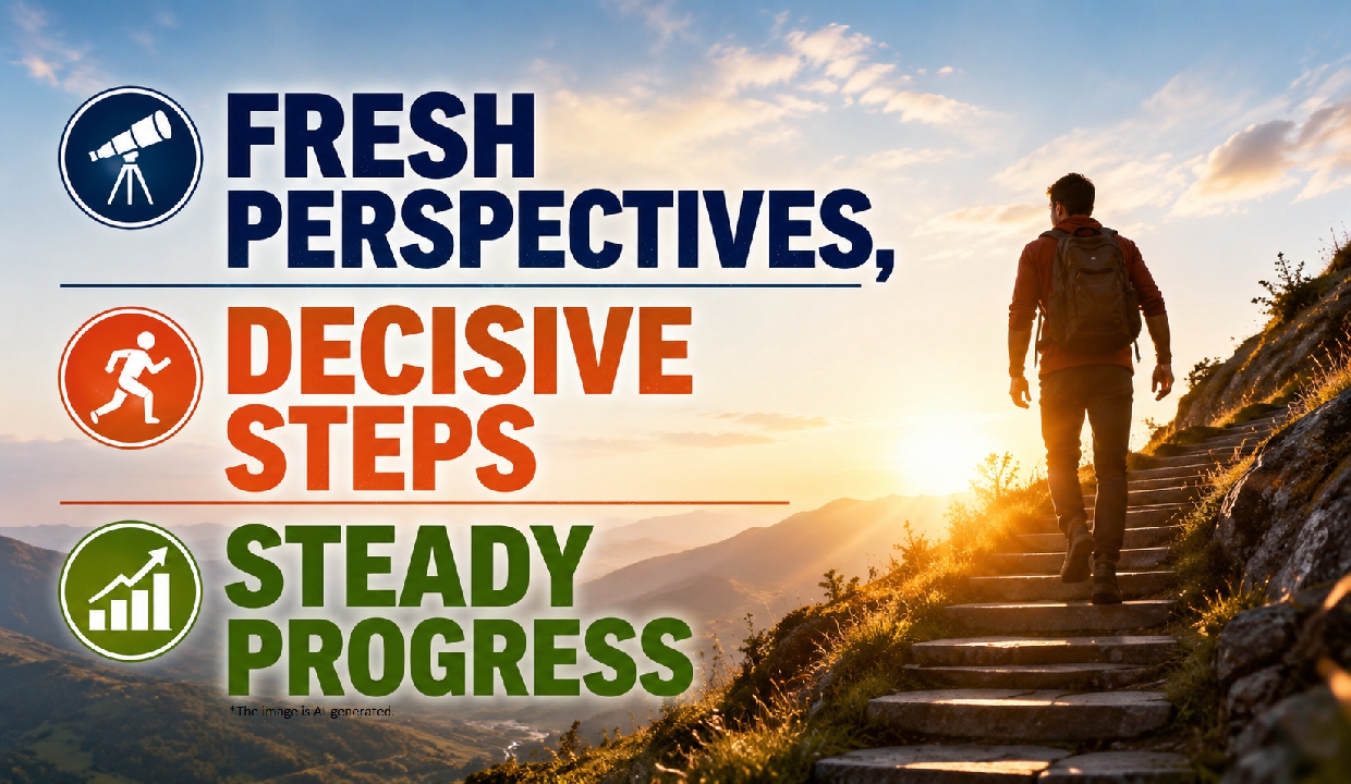Fresh Perspectives, Decisive Steps and Steady Progress
