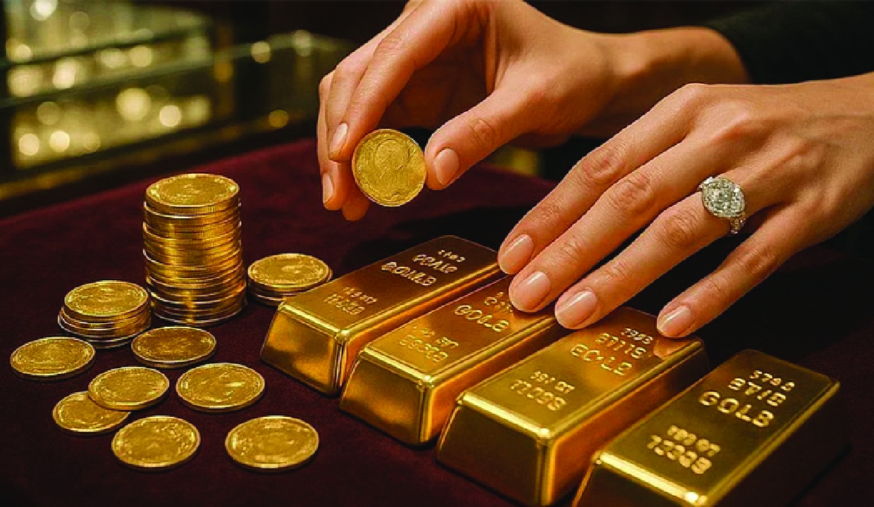 Gold slumps Rs 3,392 to Rs 1.45 lakh on weak global trends