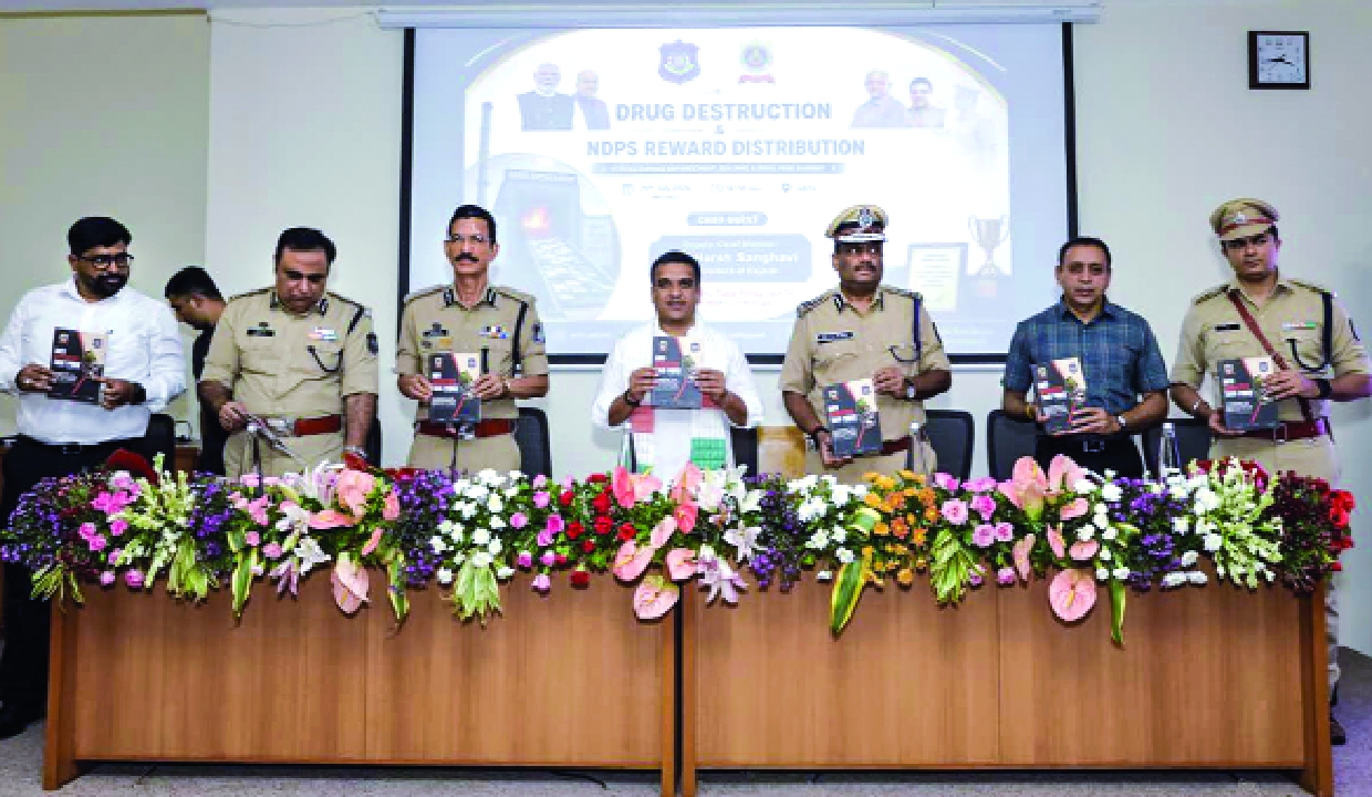 Gujarat destroys seized drugs worth estimated Rs 2,212 crore in Bharuch
