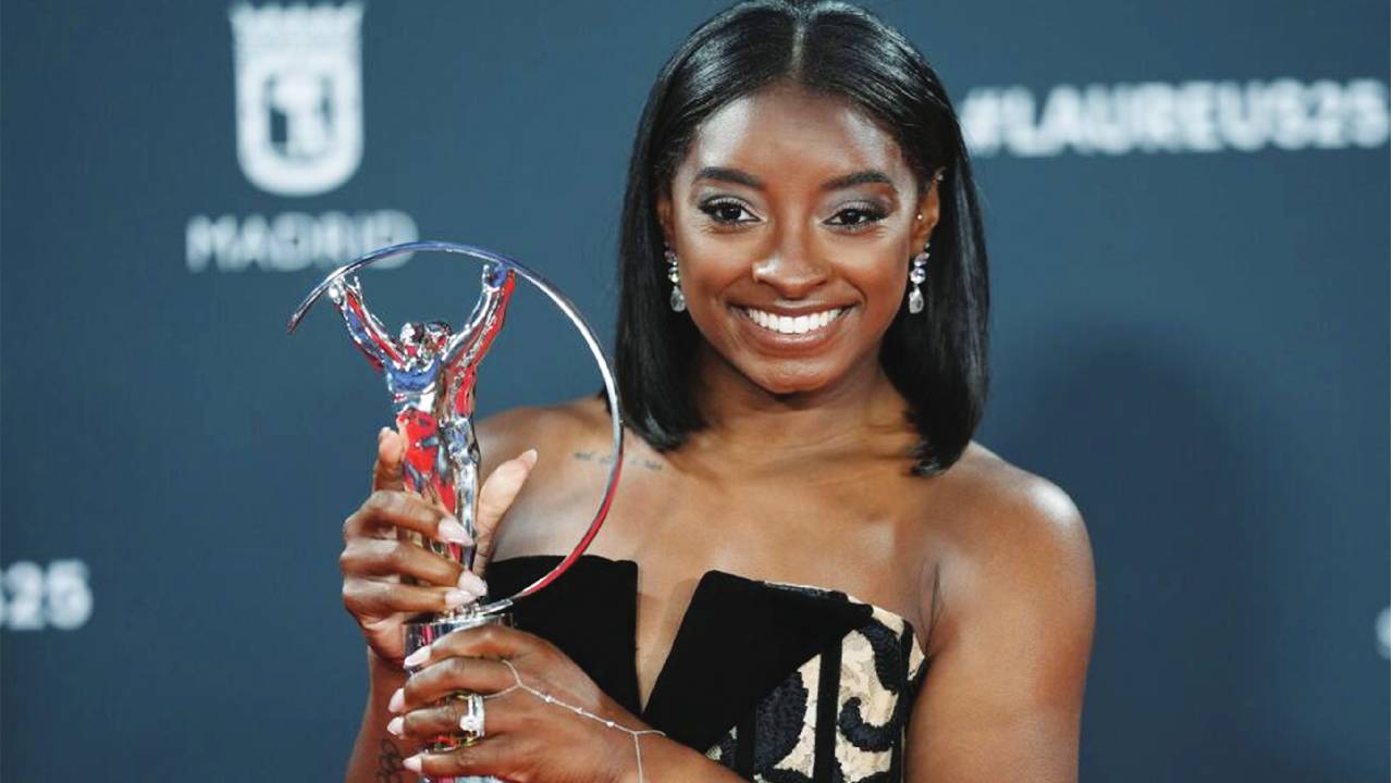Gymnast Simone Biles becomes Laureus ambassador