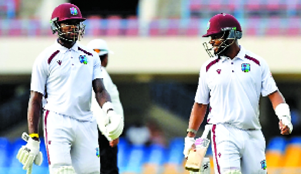 Hope and Greaves dig in to lift West Indies to 318-4 in 2nd test against Sri Lanka