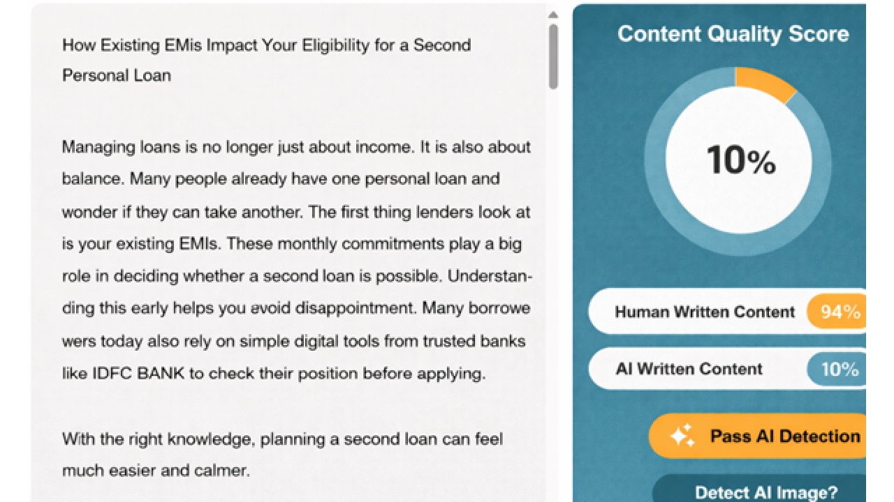 How Existing EMIs Impact Your Eligibility for a Second Personal Loan