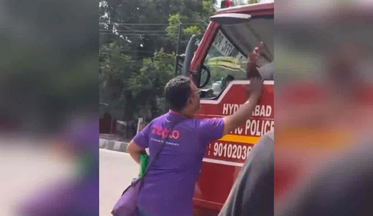 Hyderabad traffic police face criticism after Zepto delivery partner pleads over seized bike