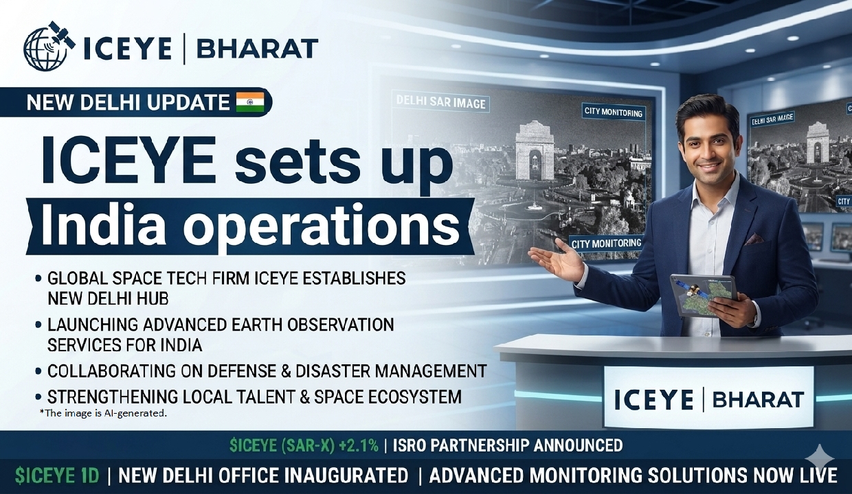 ICEYE sets up India operations in New Delhi