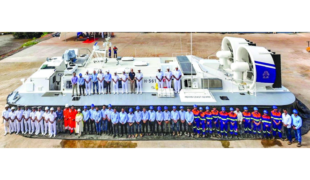 ICG inducts six hovercrafts to bolster maritime capabilities
