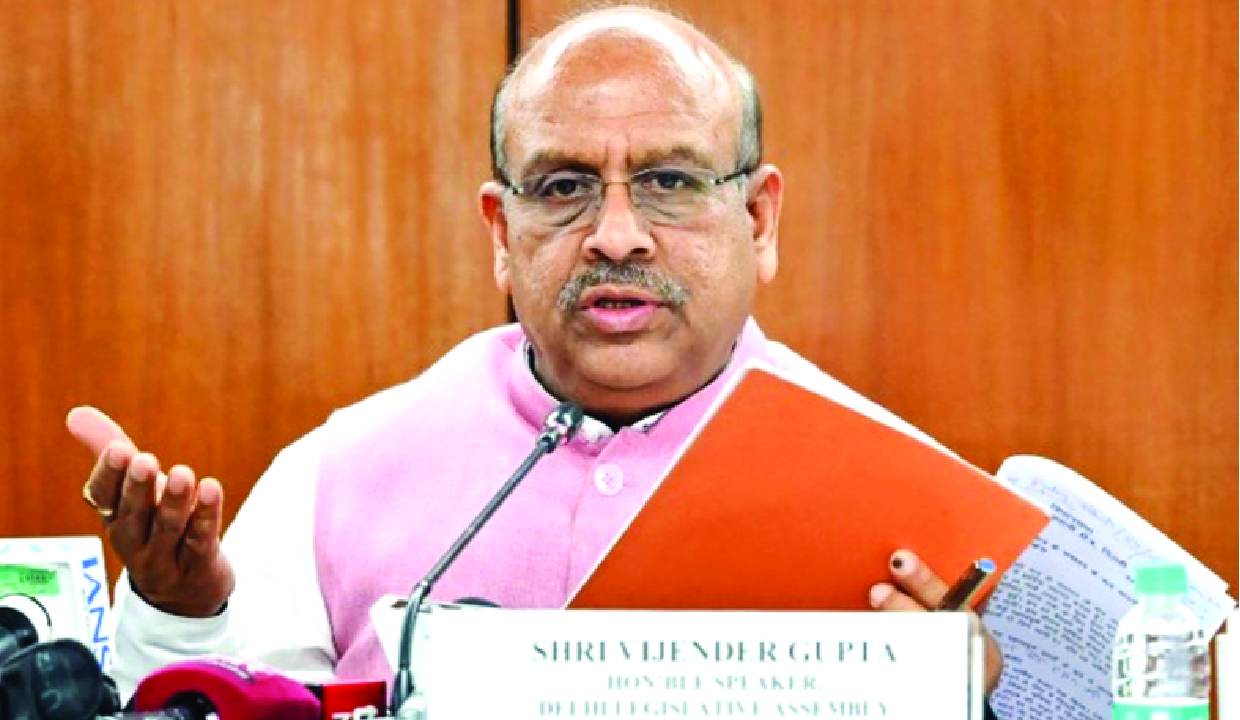 In politics, true victory must belong to people: Speaker Vijender Gupta