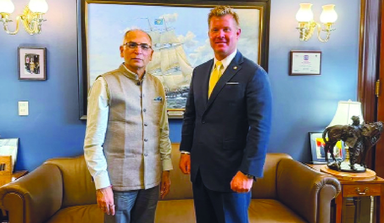 India’s envoy Kwatra meets US senator
