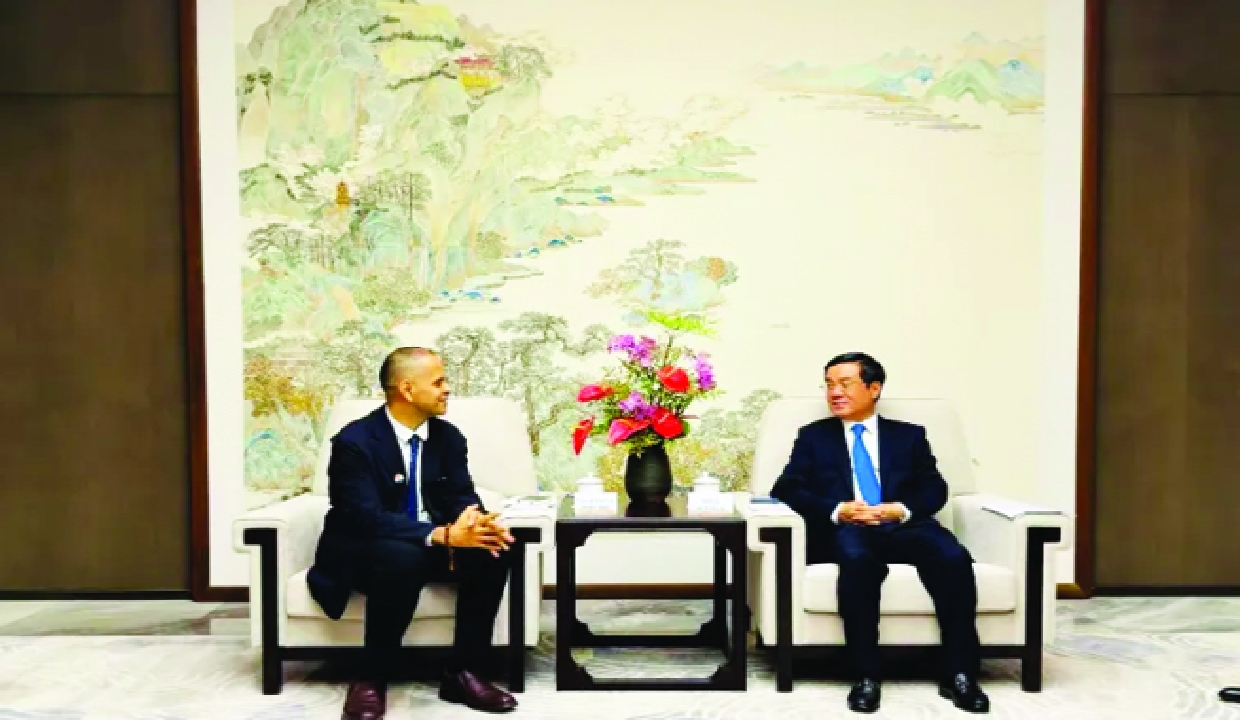 India’s Shanghai envoy, Mathur meets Shaoxing CPC secretary