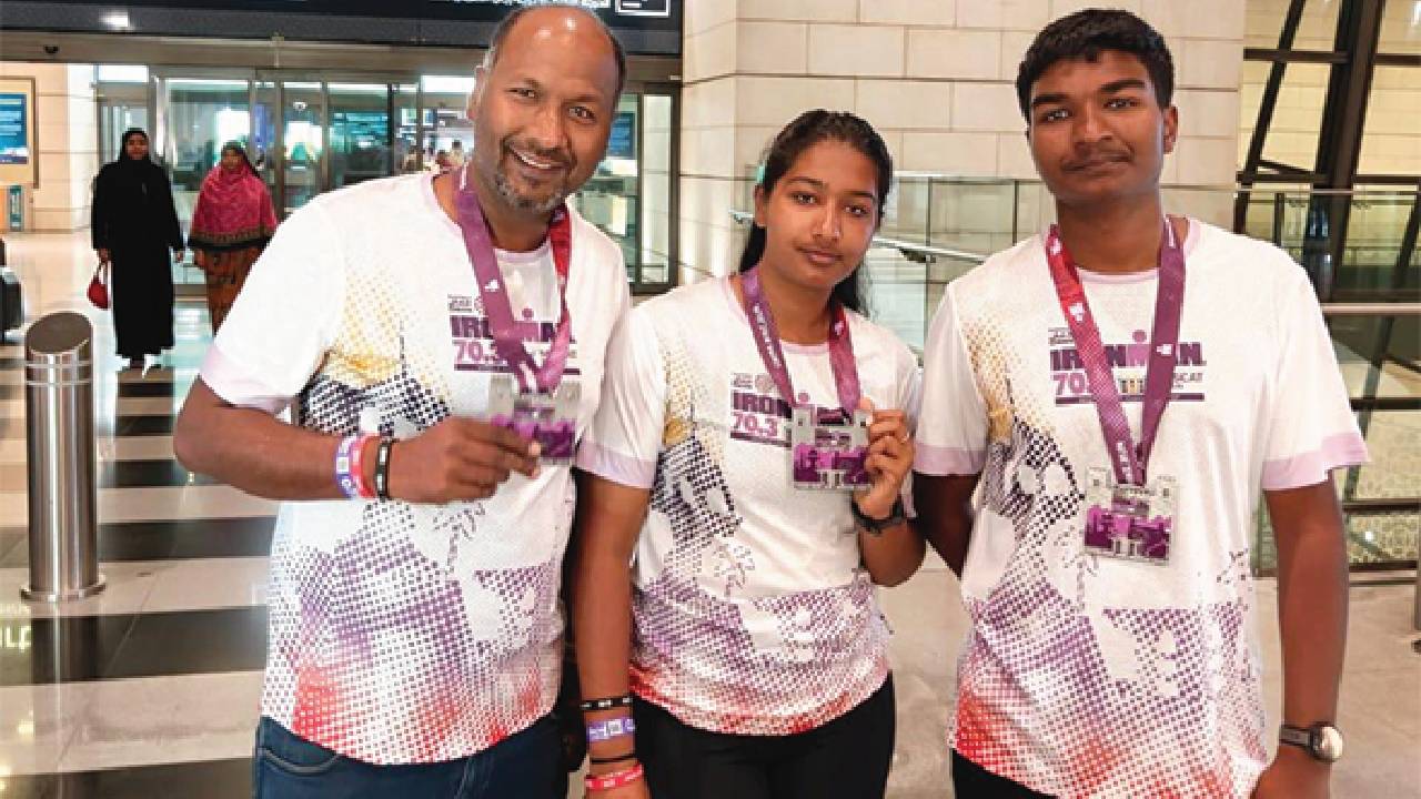 India’s Twin Triumph wins Ironman 70.3 championship