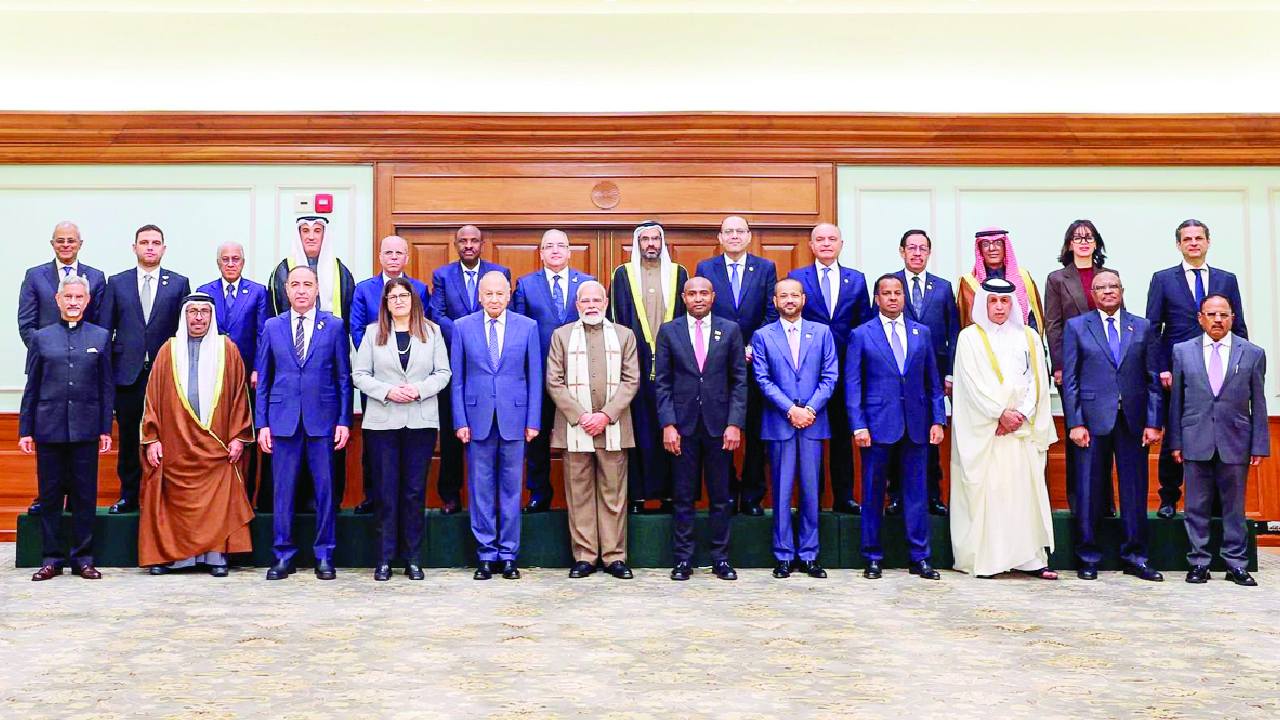 India-Arab strengthen ties for regional stability