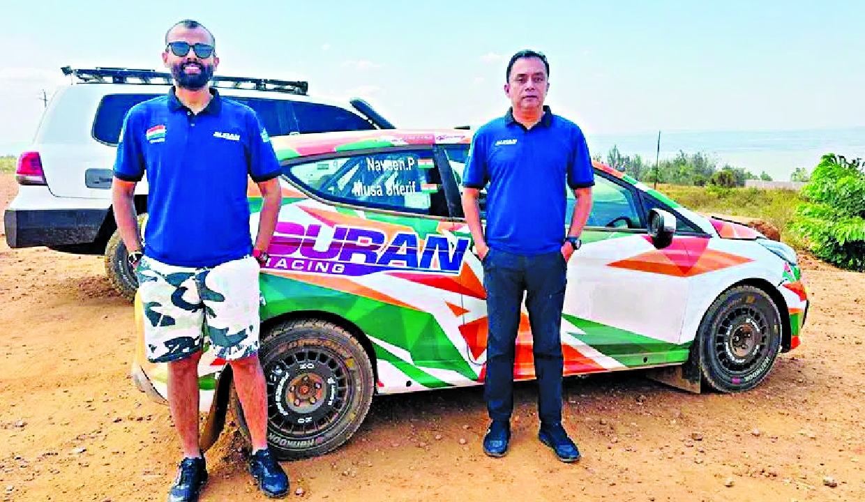 Indian duo of Puligilla and Sherif eye podium finish at Rwanda Rally 2026