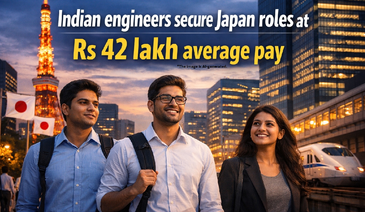 Indian engineers secure Japan roles at Rs 42 lakh average pay