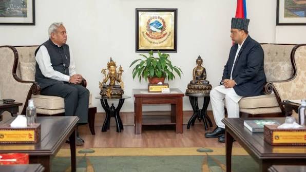 Indian envoy meets Nepal's foreign minister, discusses bilateral ties