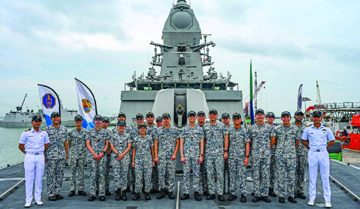 Indian naval ships conclude port call at Singapore’s naval base
